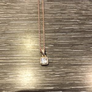 Pandora necklace rose gold (plated sterling silver) timeless elegance